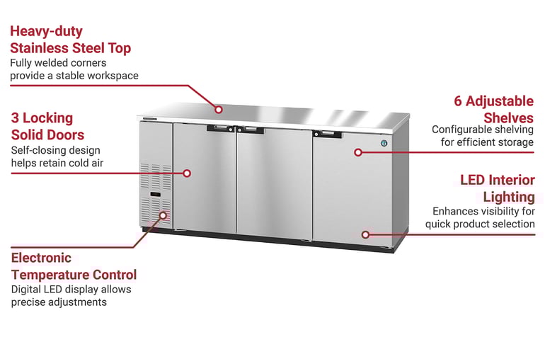 Hoshizaki BB80S Features