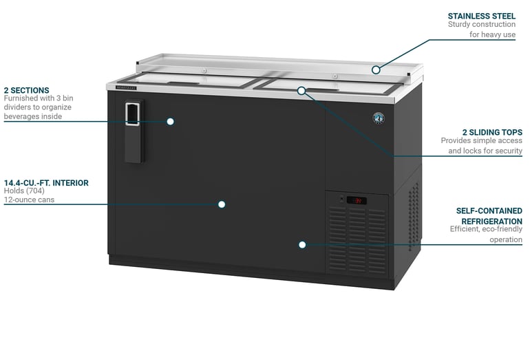 Hoshizaki CC50 Features