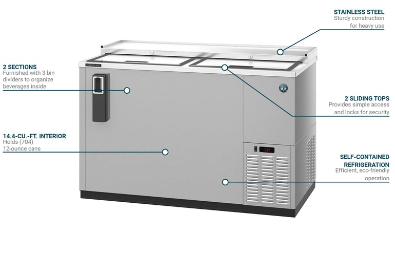 Hoshizaki CC50S Features
