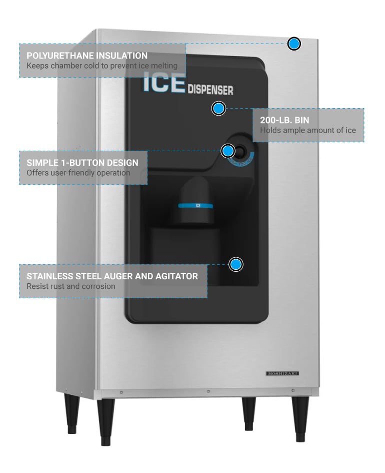 Hoshizaki db200h Features