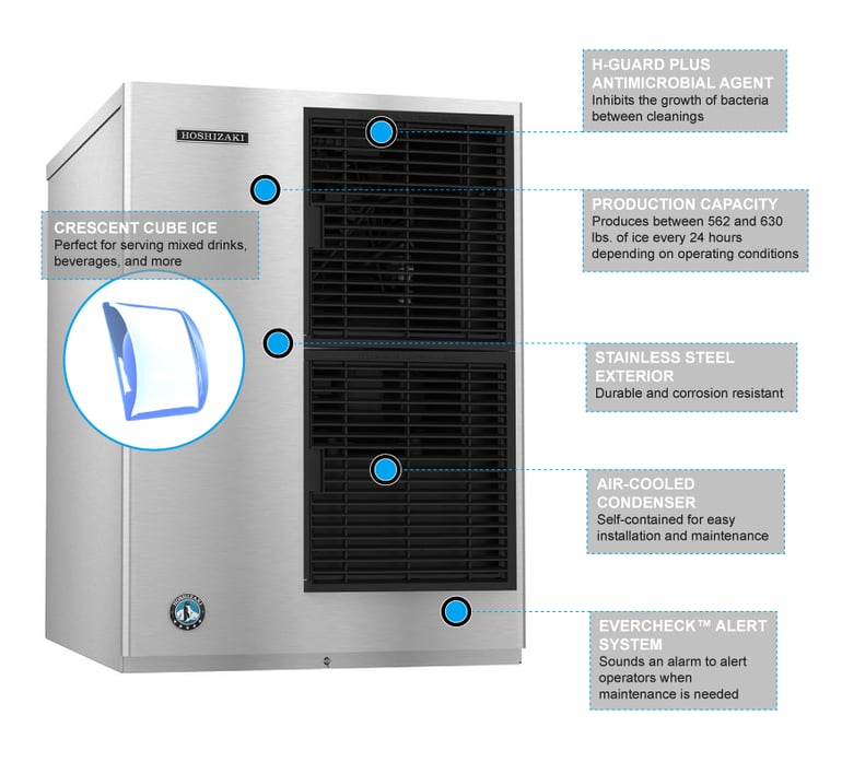 Hoshizaki km650maj Features