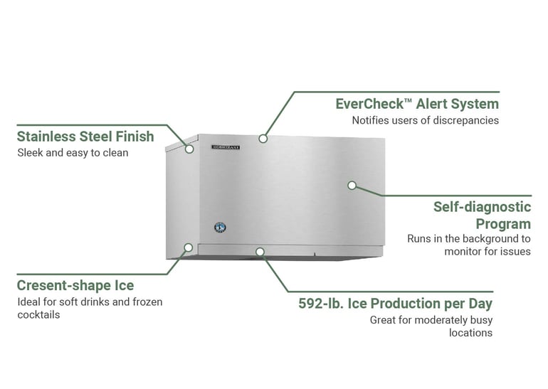 Hoshizaki KMD505MWJ Features