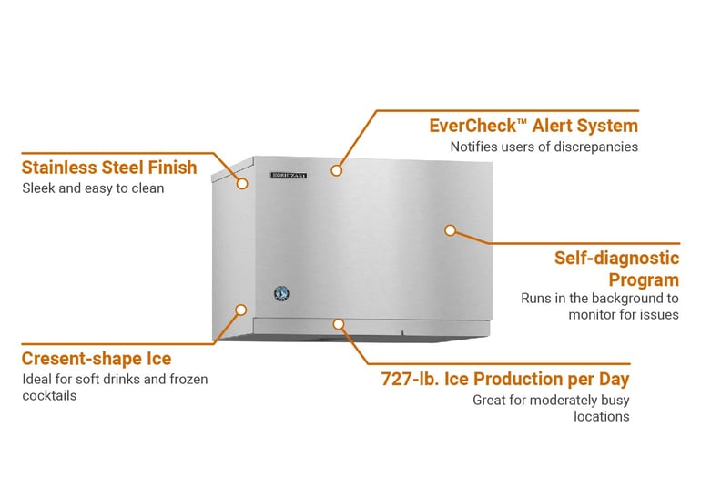 Hoshizaki KMD705MRJZ Features