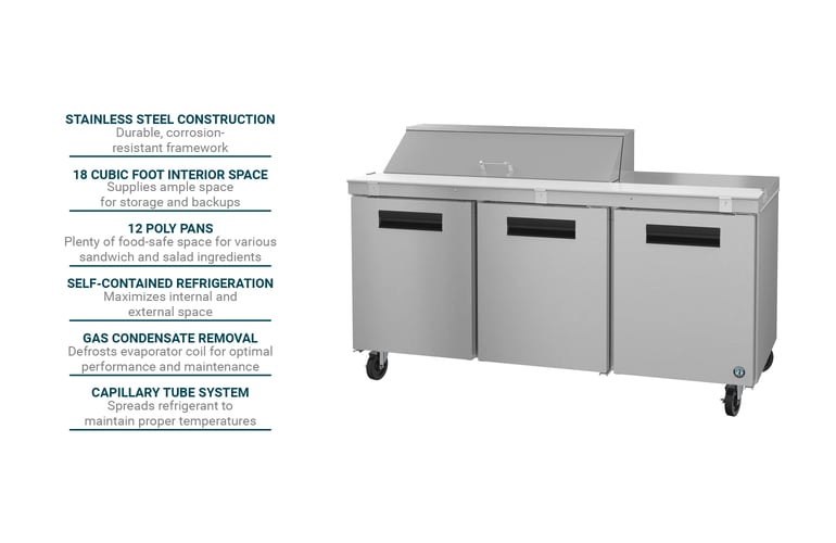Hoshizaki SR72B12 Features