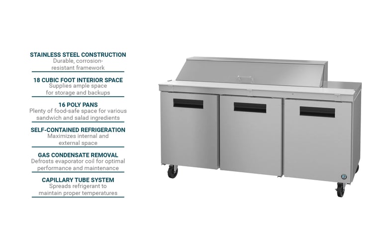 Hoshizaki SR72B16 Features