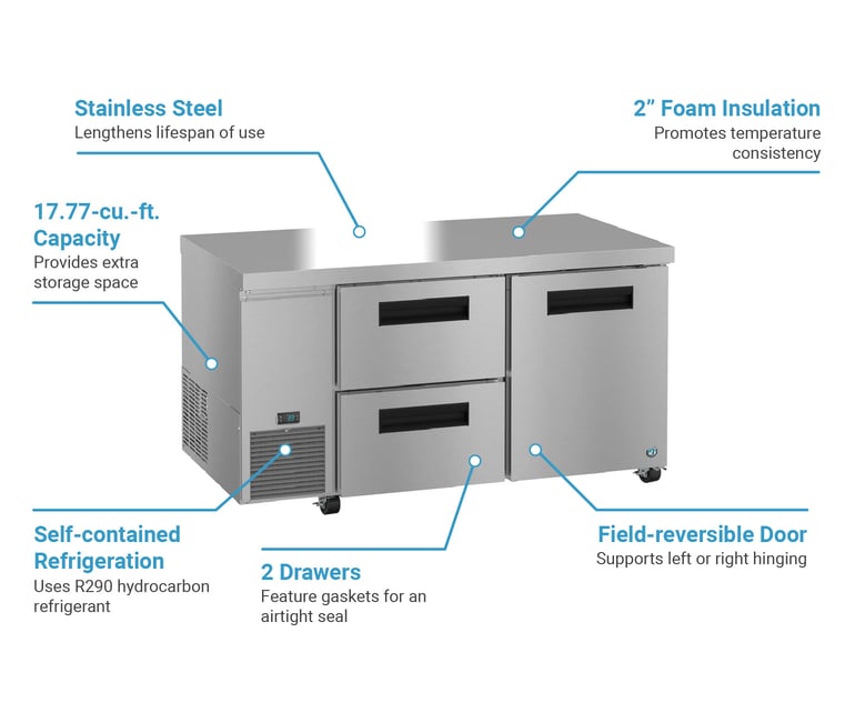 Hoshizaki ULR60BD2 Features