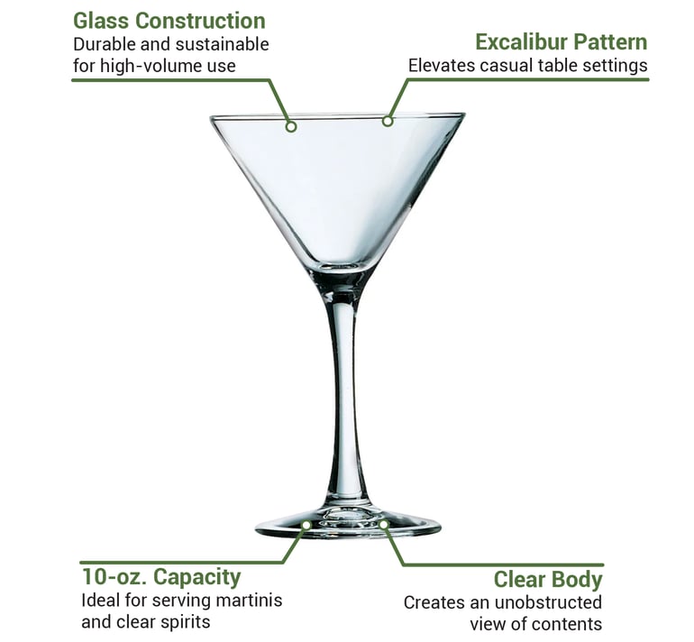 Arcoroc 71086 5 3/4 oz Excalibur Champagne Flute Glass