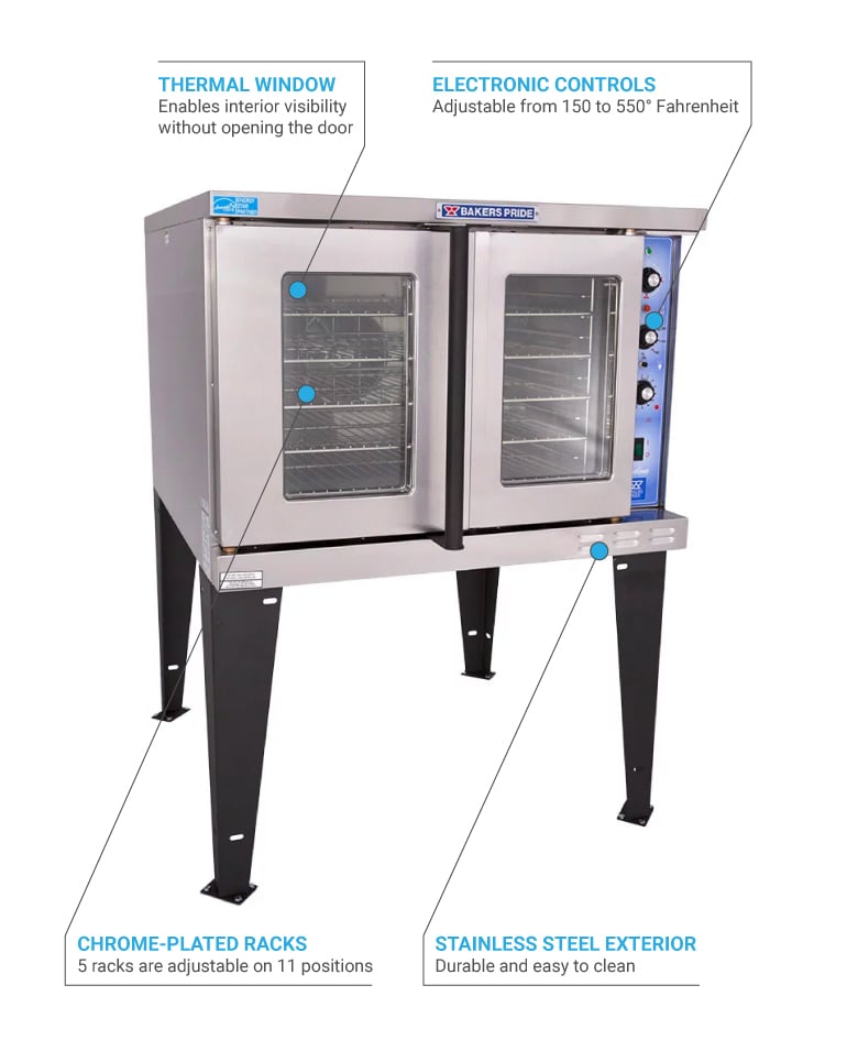 Bakers Pride gdcoe12083 Features