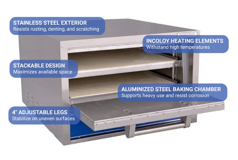 Bakers Pride p22bl2201 Features