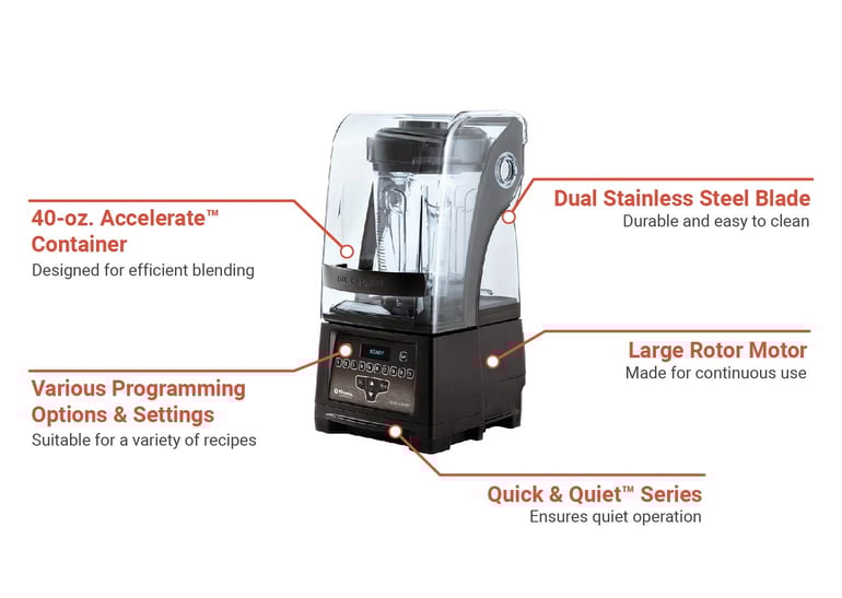 Vitamix professional  071771BPAB Features