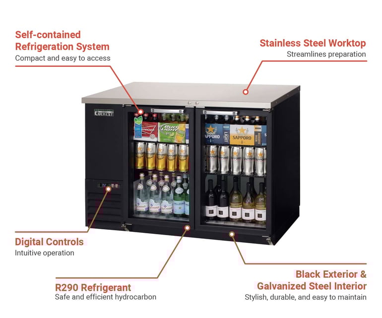 Everest Refrigeration EBB48G Features