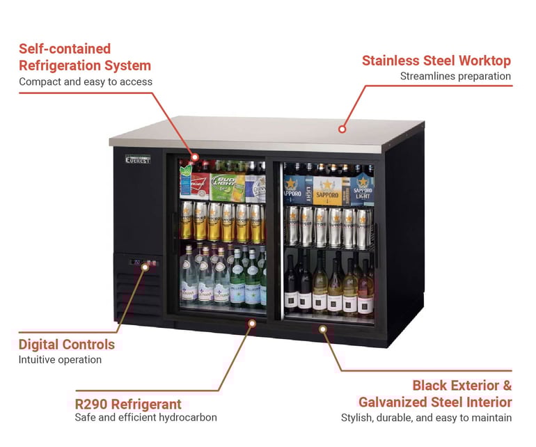 Everest Refrigeration EBB48GSD Features