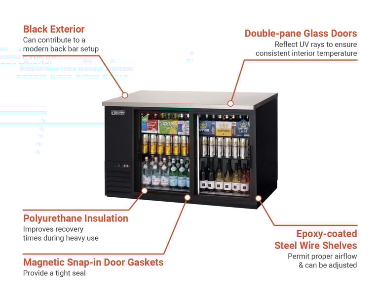 Everest Refrigeration EBB59GSD Features