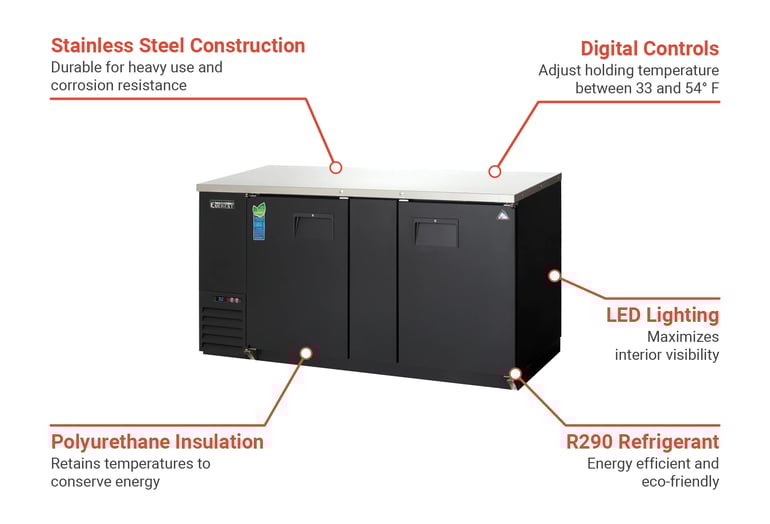 Everest Refrigeration EBB69 Features