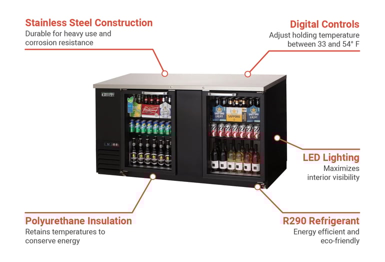 Everest Refrigeration EBB69G24 Features