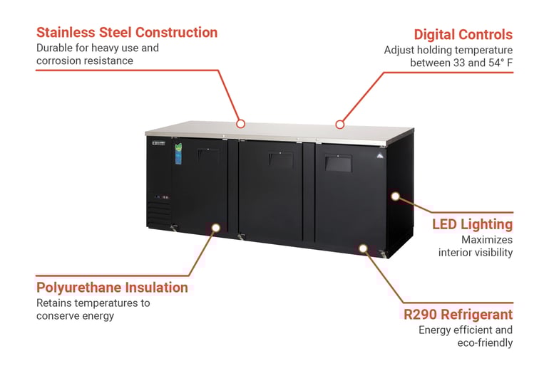 Everest Refrigeration EBB90 Features