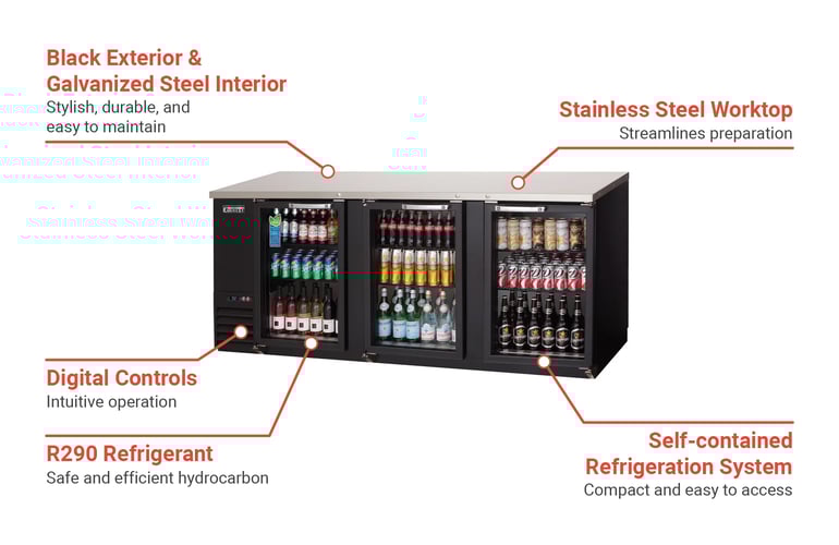 Everest Refrigeration EBB90G24 Features