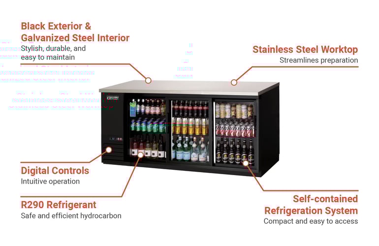 Everest Refrigeration EBB90GSD Features