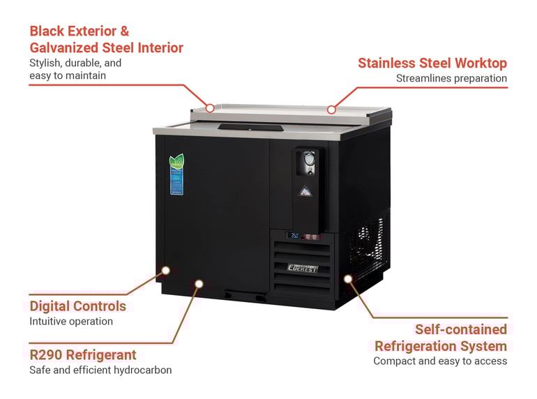 Everest Refrigeration EBC37 Features