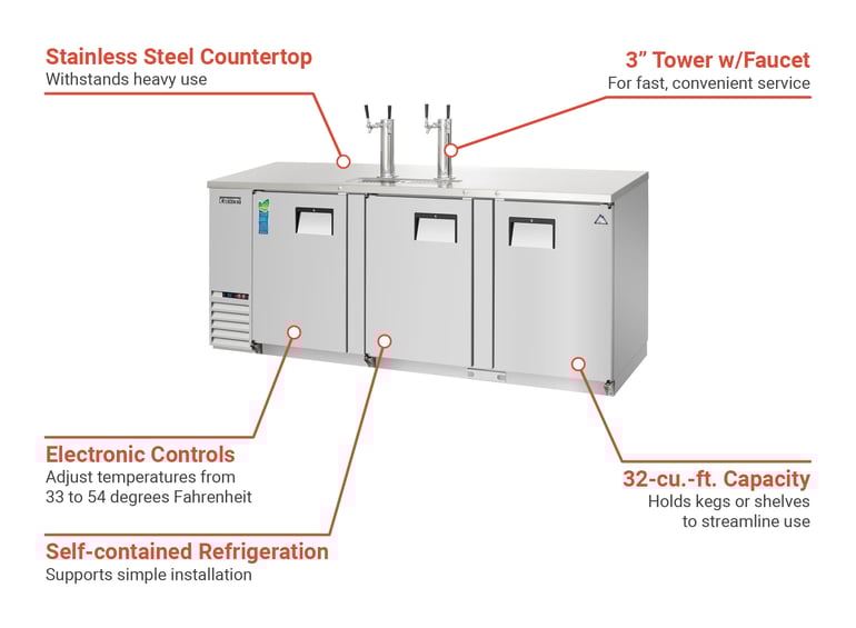 Everest Refrigeration EBD4SS Features