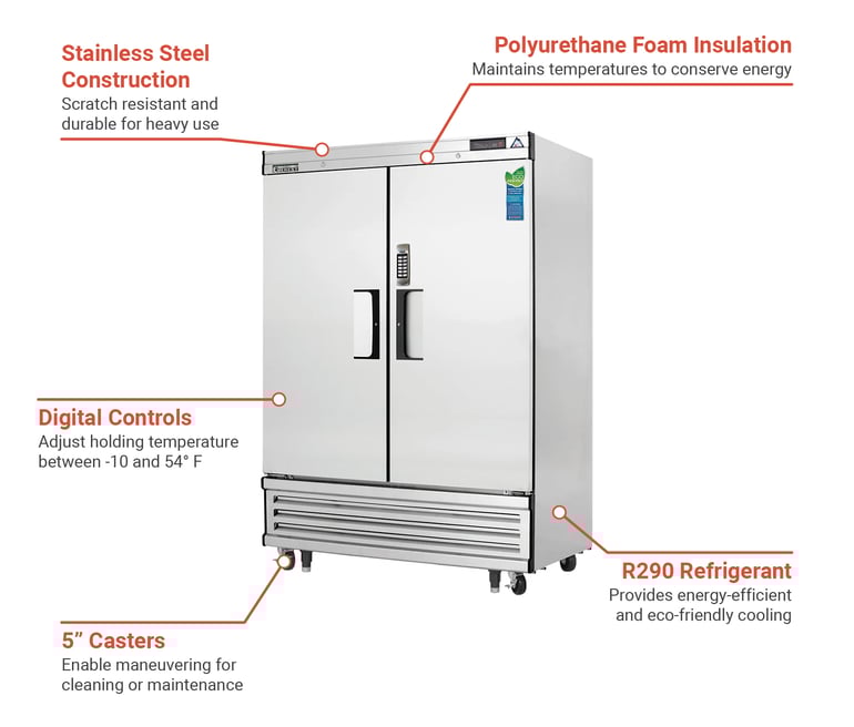 Everest Refrigeration EBF2LAB Features
