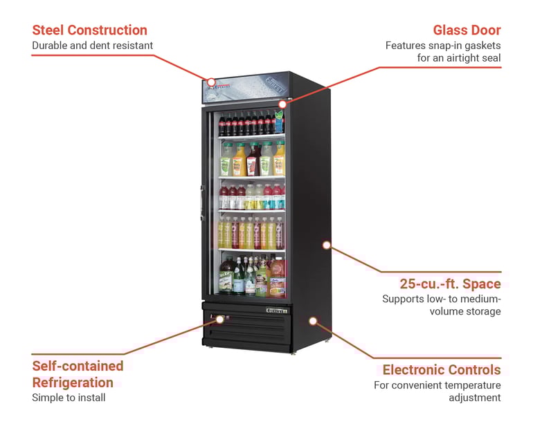 Everest Refrigeration EMGR24B Features