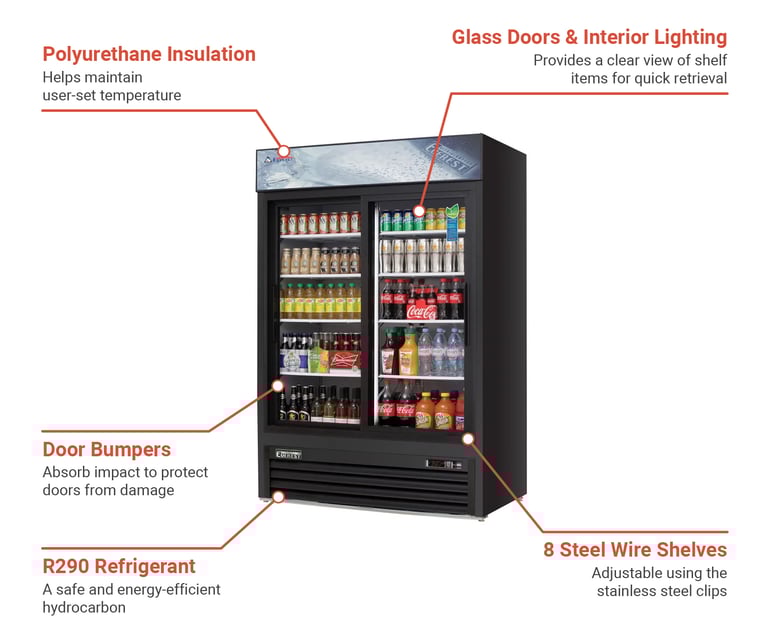Everest Refrigeration EMGR48B Features