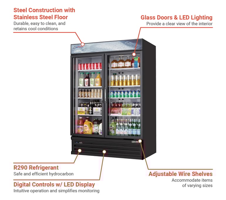 Everest Refrigeration EMSGR48B Features