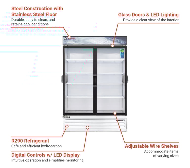 Everest Refrigeration EMSGR48C Features