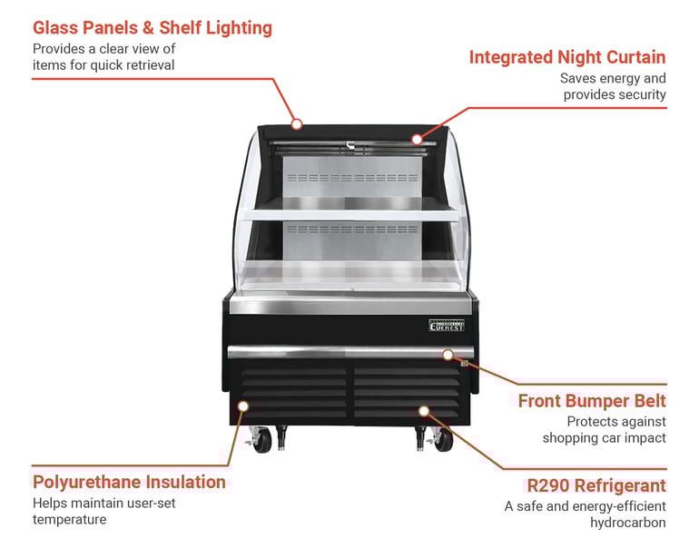 Everest Refrigeration EOMH36B35T Features