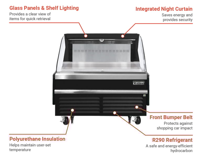 Everest Refrigeration EOMH48B35S Features