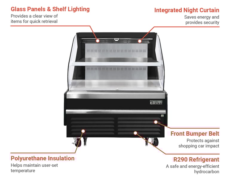 Everest Refrigeration EOMH48B35T Features