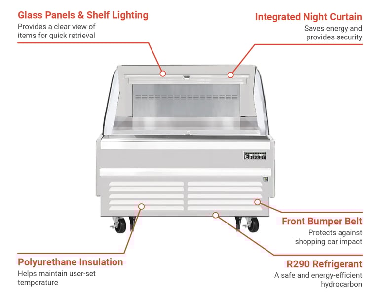 Everest Refrigeration EOMH48W35S Features