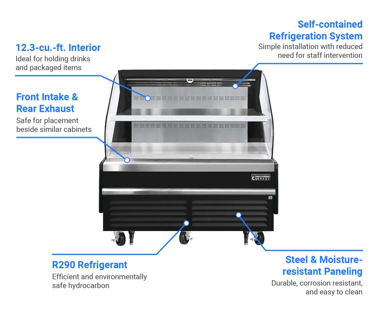 Everest Refrigeration EOMH60B35T Features