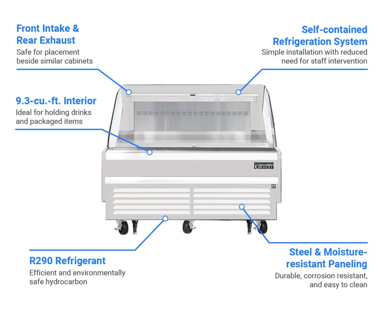 Everest Refrigeration EOMH60W35S Features