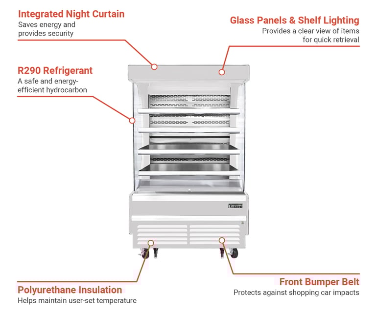 Everest Refrigeration EOMV48W35T Features