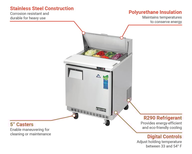 Everest Refrigeration EPBNR1 Features