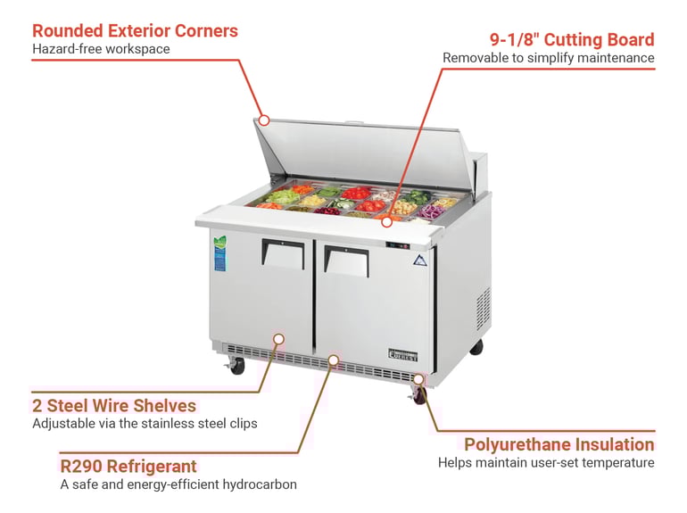 Everest Refrigeration EPBR2 Features