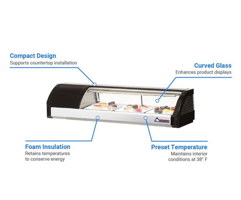 Everest Refrigeration ESC47L Features