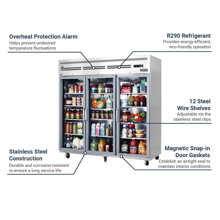 Everest Refrigeration ESGR3A Features