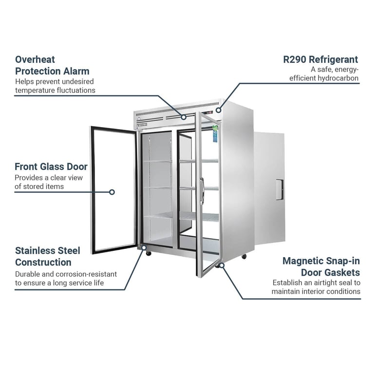 Everest Refrigeration ESPT2G2S Features
