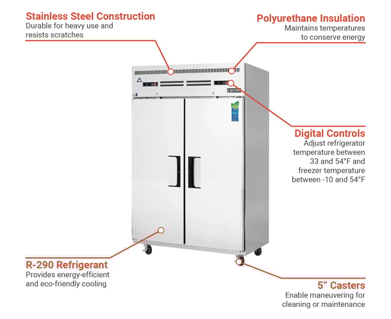 Everest Refrigeration ESRF2A Features