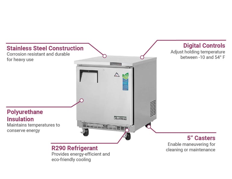 Everest Refrigeration ETBF1 Features