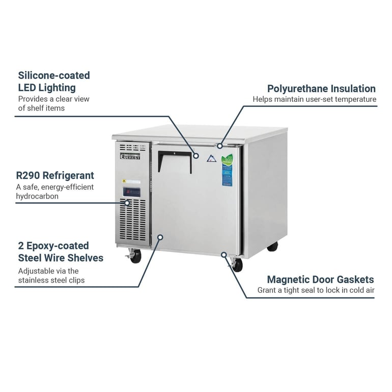 Everest Refrigeration ETR124 Features