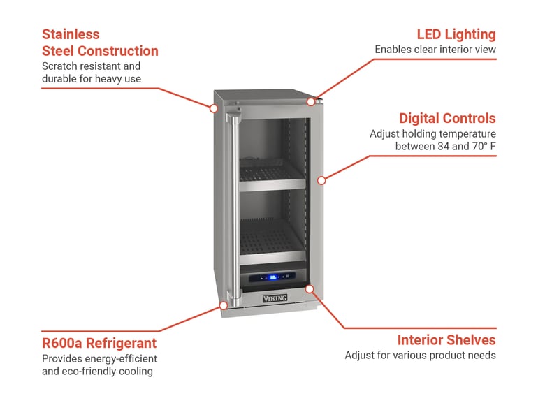 Viking Commercial VCRE515SG33A Features