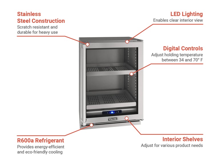 Viking Commercial VCRE524SG33A Features