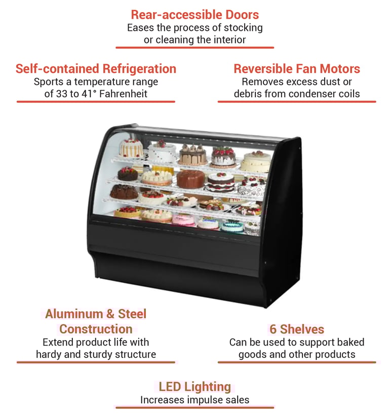 True Refrigeration TGMR59SCSCBW Features