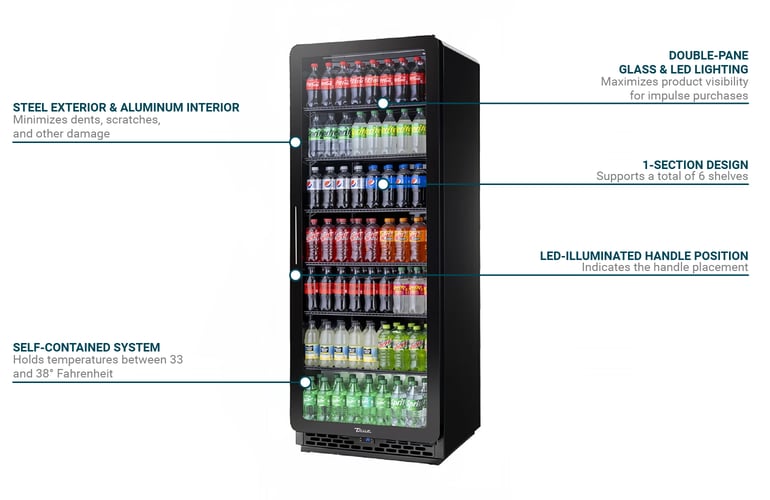 True Refrigeration CVM27HCEGC01 Features