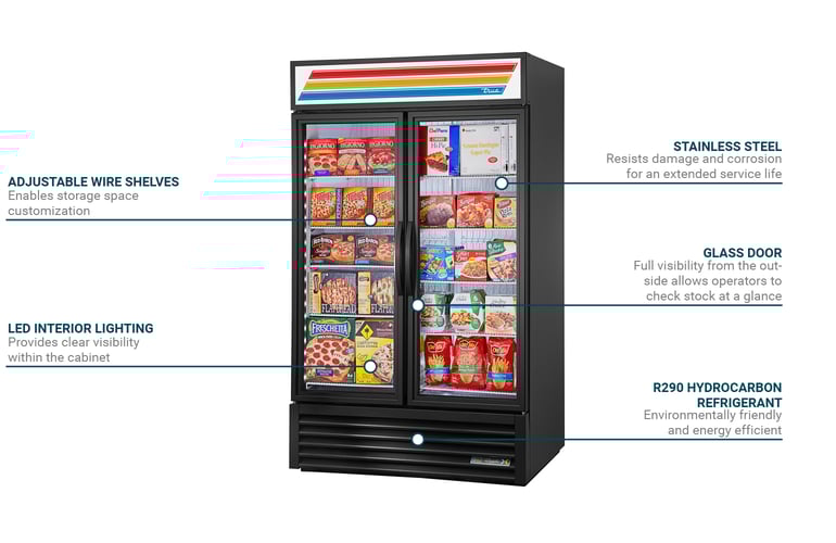 True Refrigeration GDM43FFLXHCTSLB Features
