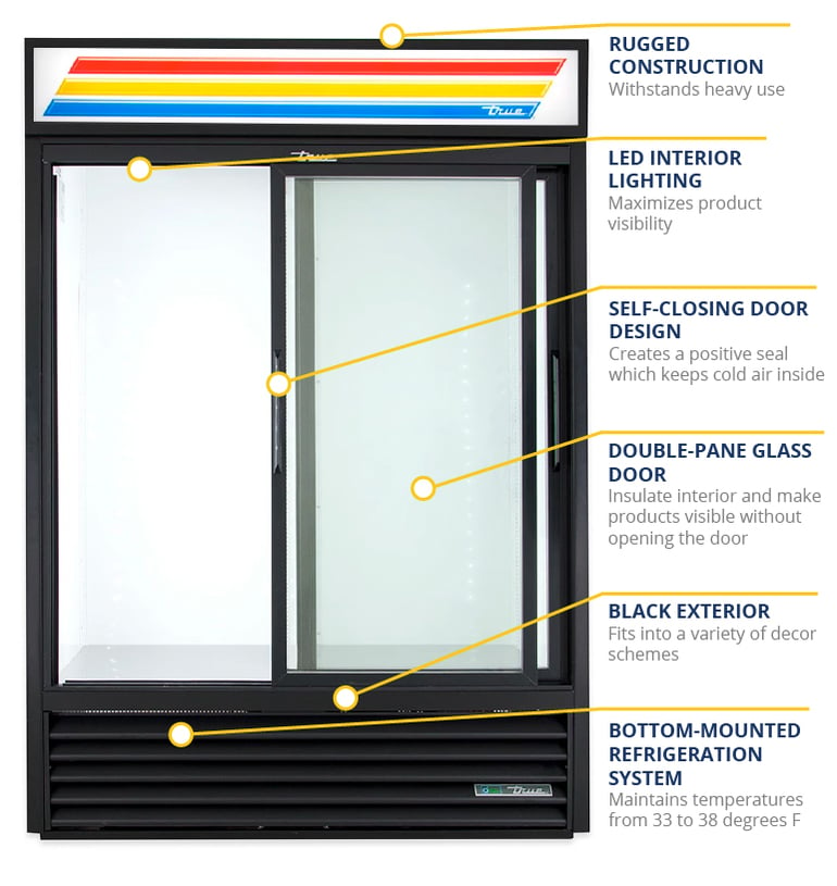 True Manufacturing gdm47bk Features